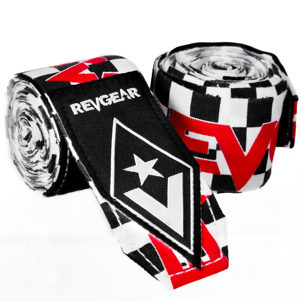 REVGEAR PRO SERIES ELASTIC HAND WRAPS | CHECKER | 2 IN X 180 IN
