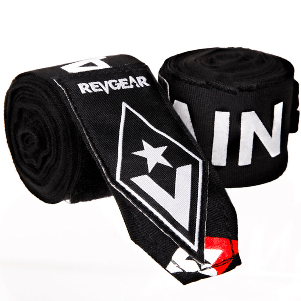 REVGEAR PRO SERIES ELASTIC HAND WRAPS | TRAIN FIGHT RECOVER REPEAT | 2"X 180"