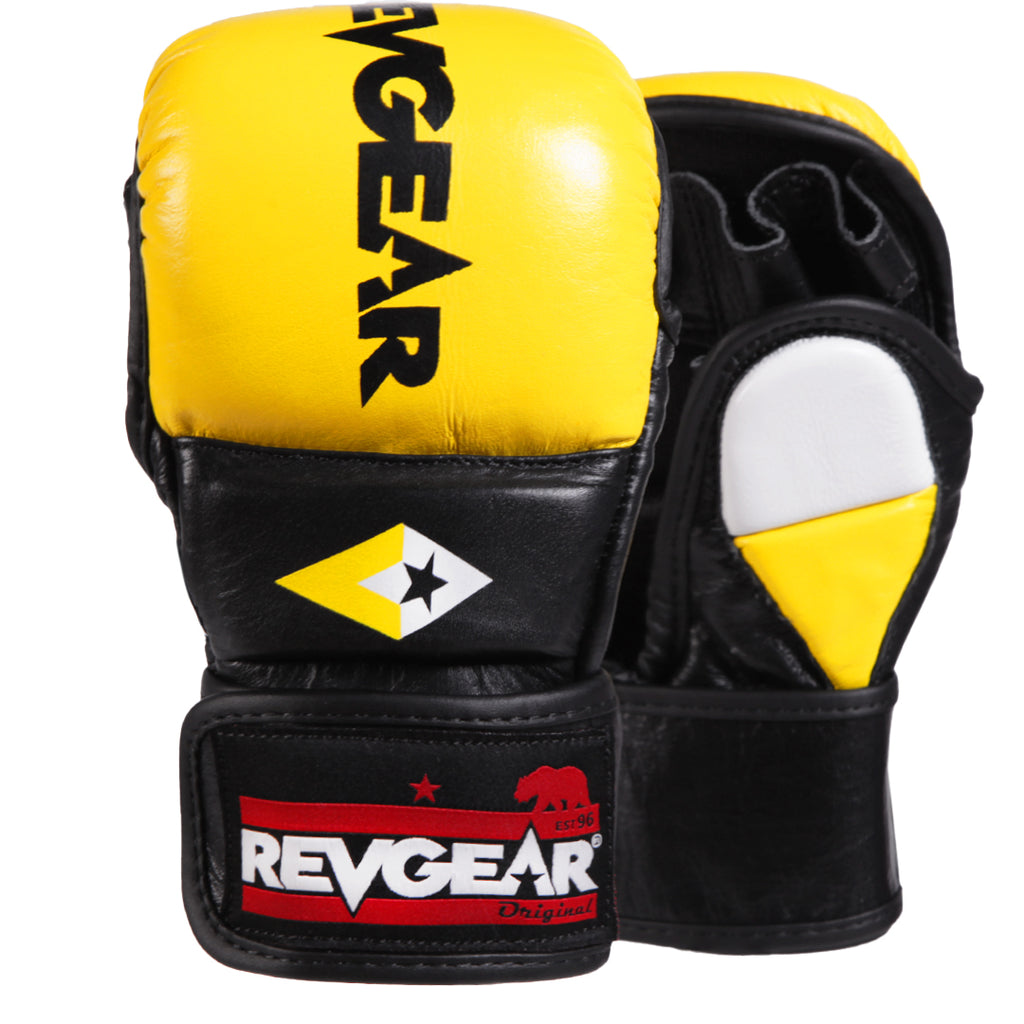 PRO SERIES MS1 MMA TRAINING AND SPARRING GLOVE - YELLOW - Revgear Europe