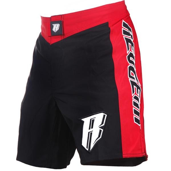 Spartan Pro Micro MMA Shorts - Black & Red - Revgear Europe