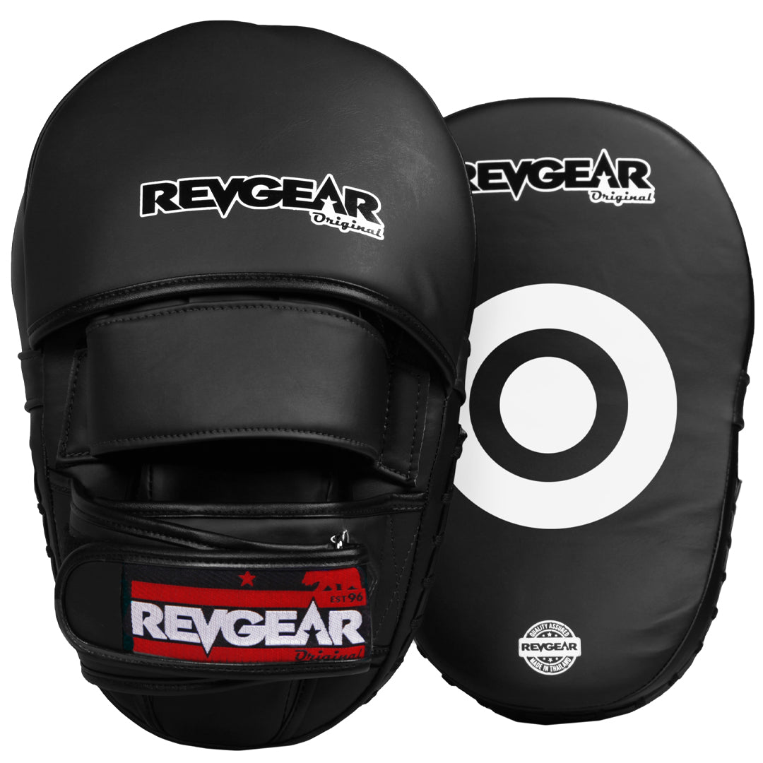 Thai Original Kick Mitts - Long Focus Mitts - Revgear Europe