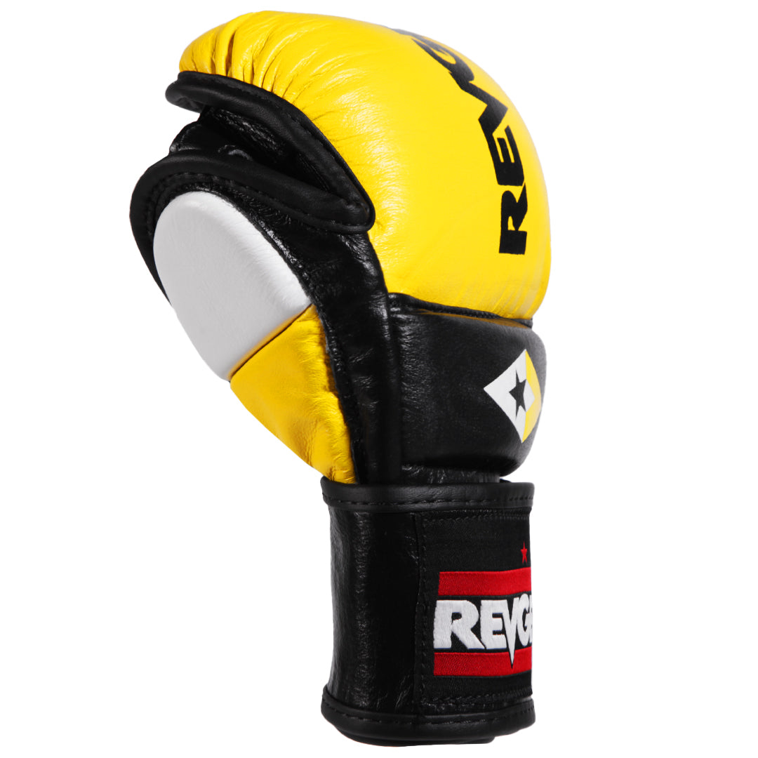 PRO SERIES MS1 MMA TRAINING AND SPARRING GLOVE - YELLOW - Revgear Europe