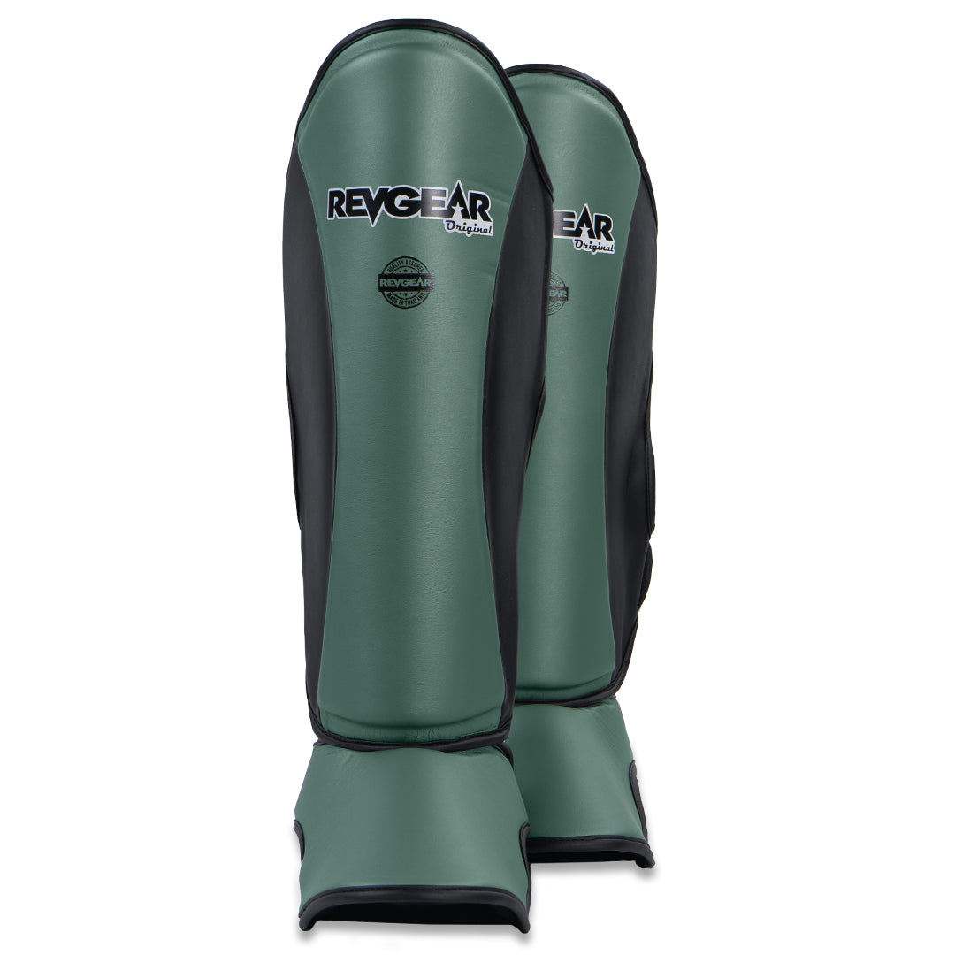 Thai Original Shin Guards - Army - Revgear Europe