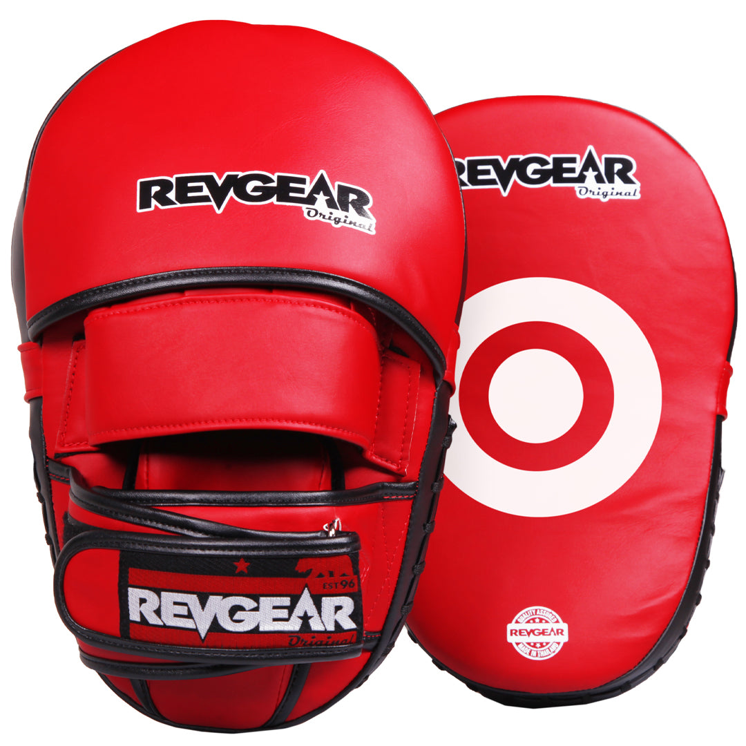 Thai Original Kick Mitts - Long Focus Mitts - Revgear Europe