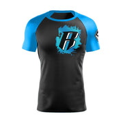 Kids Short Sleeve Rashguard - Blue - Revgear Europe