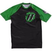 Kids Short Sleeve Rashguard - Green - Revgear Europe