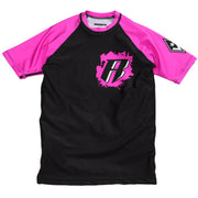 Kids Short Sleeve Rashguard - Pink - Revgear Europe