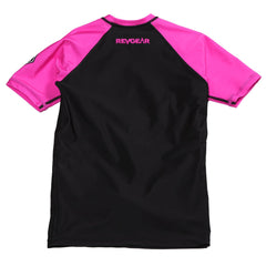 Kids Short Sleeve Rashguard - Pink - Revgear Europe