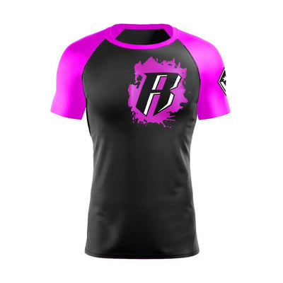 Kids Short Sleeve Rashguard - Pink - Revgear Europe