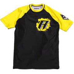 Kids Short Sleeve Rashguard - Yellow - Revgear Europe