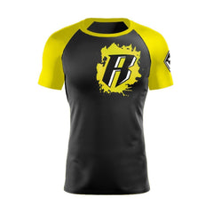 Kids Short Sleeve Rashguard - Yellow - Revgear Europe