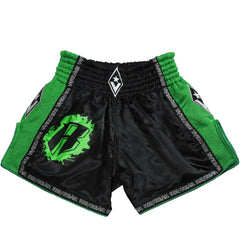 Kids Thai Shorts - Green - Revgear Europe