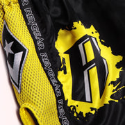 Kids Thai Shorts - Yellow - Revgear Europe