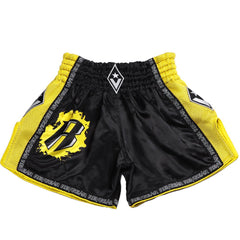 Kids Thai Shorts - Yellow - Revgear Europe