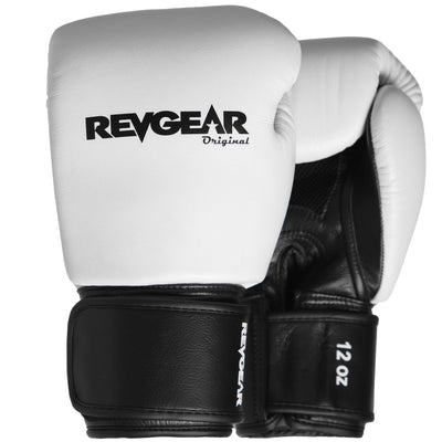 Original Thai Boxing Gloves - White - Revgear Europe