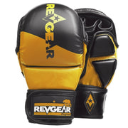 PINNACLE MMA SPARRING GLOVES - Adult (Black/Gold) - Revgear Europe