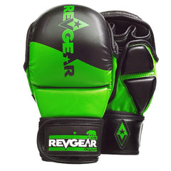 PINNACLE MMA SPARRING GLOVES - Adult (Black/Green) - Revgear Europe