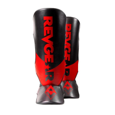 Pinnacle Shin Guards - Adult (Black/Red) - Revgear Europe