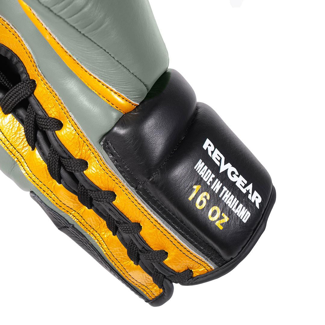 Revgear S7 Leather Lace Up Sparring Gloves