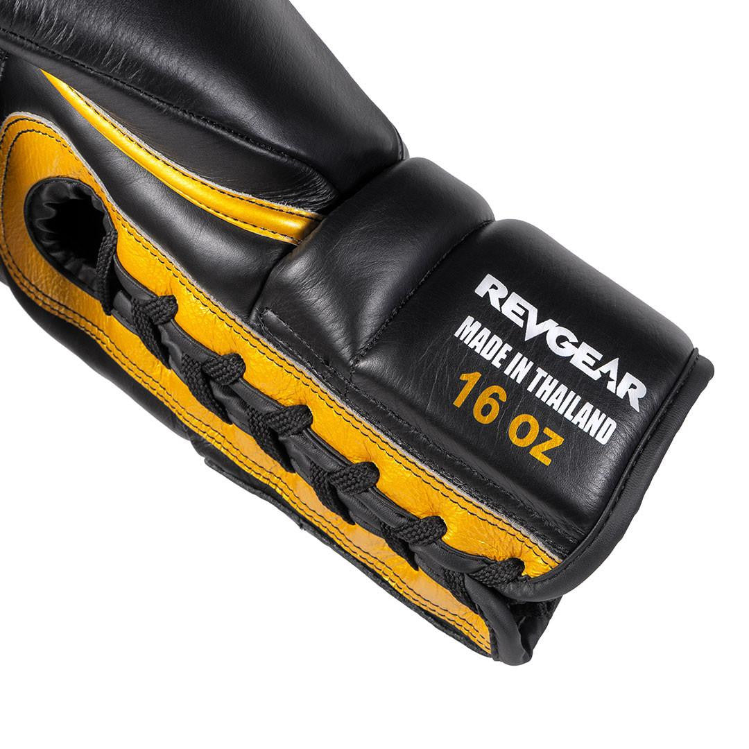 Revgear S7 Leather Lace Up Sparring Gloves