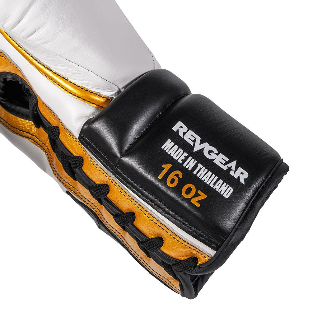 Revgear S7 Leather Lace Up Sparring Gloves