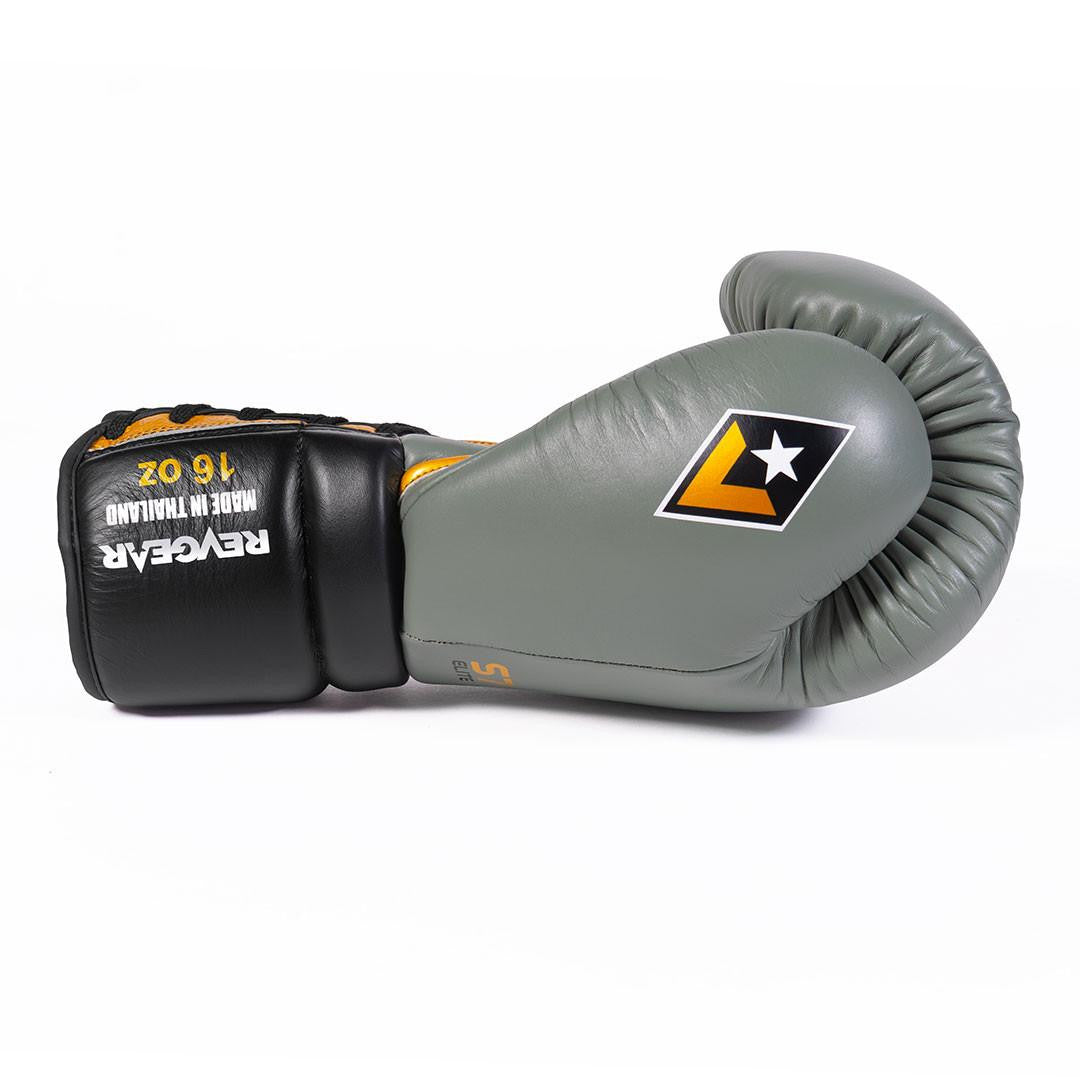 Revgear S7 Leather Lace Up Sparring Gloves
