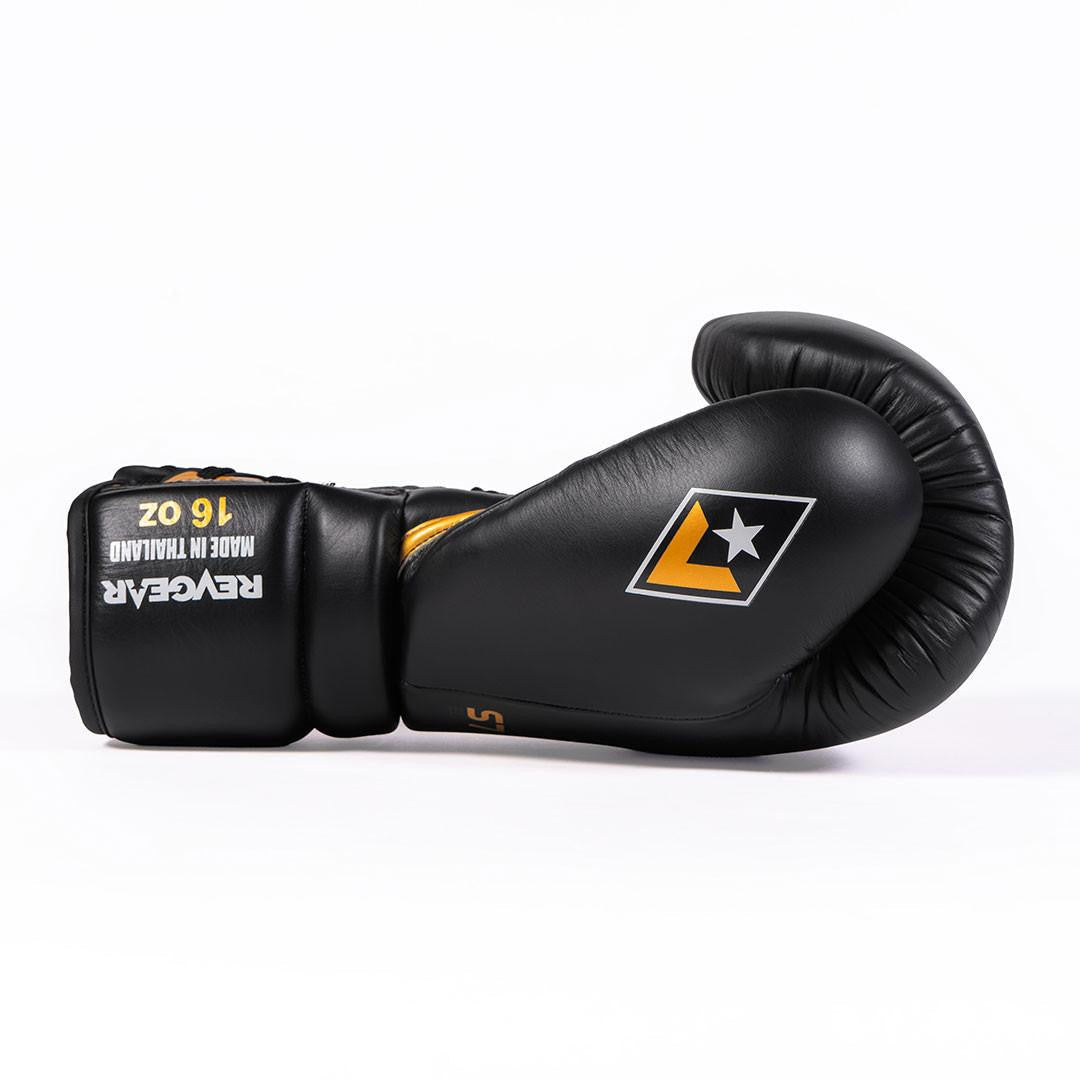 Revgear S7 Leather Lace Up Sparring Gloves