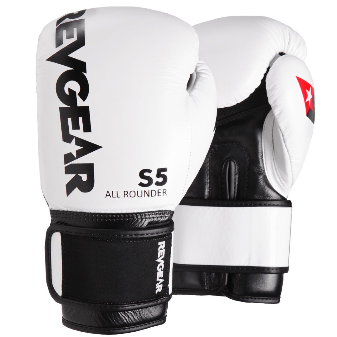 Revgear Boxing S5 Competitor Boxing Glove - White Collection – Revgear Europe