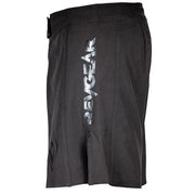 STEALTH 1 HYBRID FIGHT SHORTS - BLACK/BLACK - Revgear Europe