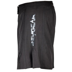 STEALTH 1 HYBRID FIGHT SHORTS - BLACK/BLACK - Revgear Europe