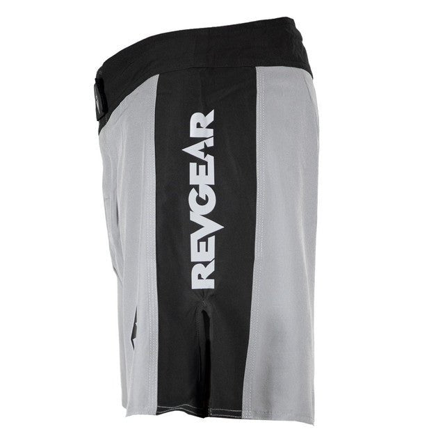 STEALTH 1 HYBRID FIGHT SHORTS - GREY/BLACK - Revgear Europe