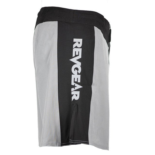 STEALTH 1 HYBRID FIGHT SHORTS - GREY/BLACK - Revgear Europe