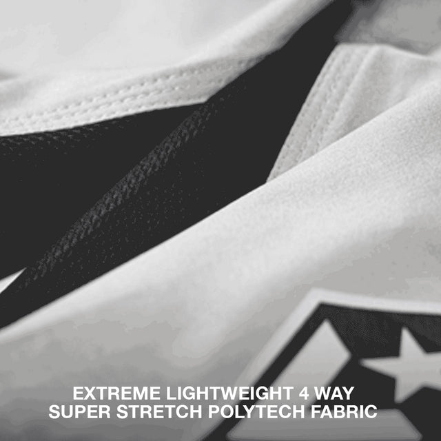 STEALTH 1 HYBRID FIGHT SHORTS - GREY/BLACK - Revgear Europe