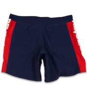 STEALTH 1 HYBRID FIGHT SHORTS - Navy/Red - Revgear Europe