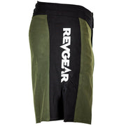 STEALTH 1 HYBRID FIGHT SHORTS - OLIVE/BLACK - Revgear Europe