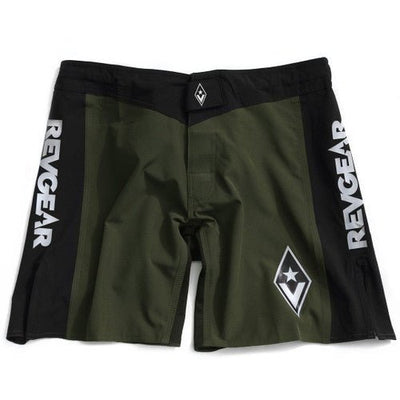 STEALTH 1 HYBRID FIGHT SHORTS - OLIVE/BLACK - Revgear Europe