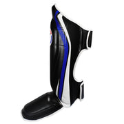 Thai Fighter Shin Guards - Black - Revgear Europe