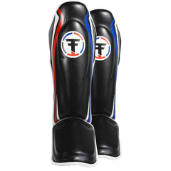 Thai Fighter Shin Guards - Black - Revgear Europe