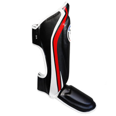 Thai Fighter Shin Guards - Black - Revgear Europe