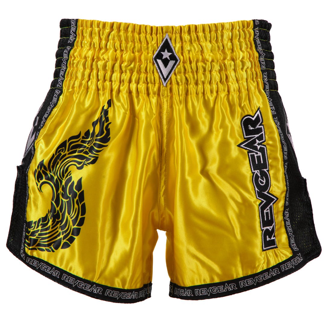 Valhalla Gold Thai Shorts - Revgear Europe