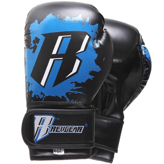 Kids Deluxe Boxing Gloves - Blue - Revgear Europe