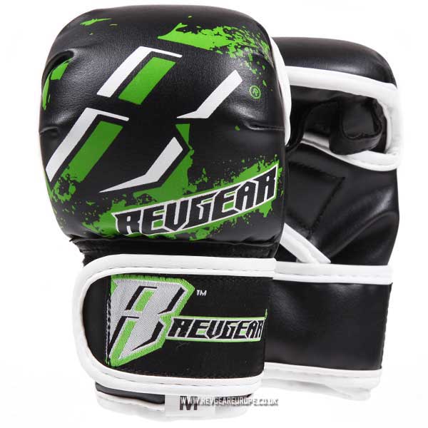 Kids Deluxe MMA Gloves - Green - Revgear Europe
