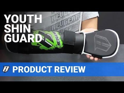 Kids Deluxe Shin Guards - Green - Revgear Europe