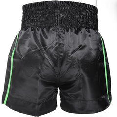 Kids Muay Thai Shorts - Black Green - Revgear Europe