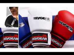 Original Thai Boxing Gloves - Black - Revgear Europe