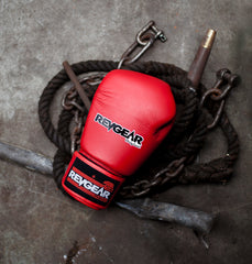 Original Thai Boxing Gloves - Red - Revgear Europe