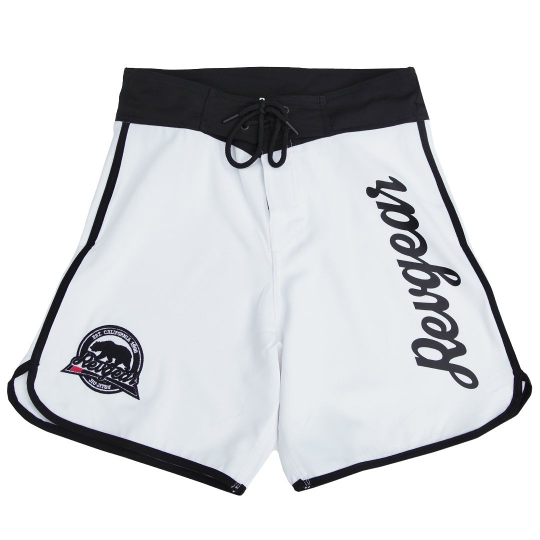 Revgear BJJ Board Shorts - White - Revgear Europe