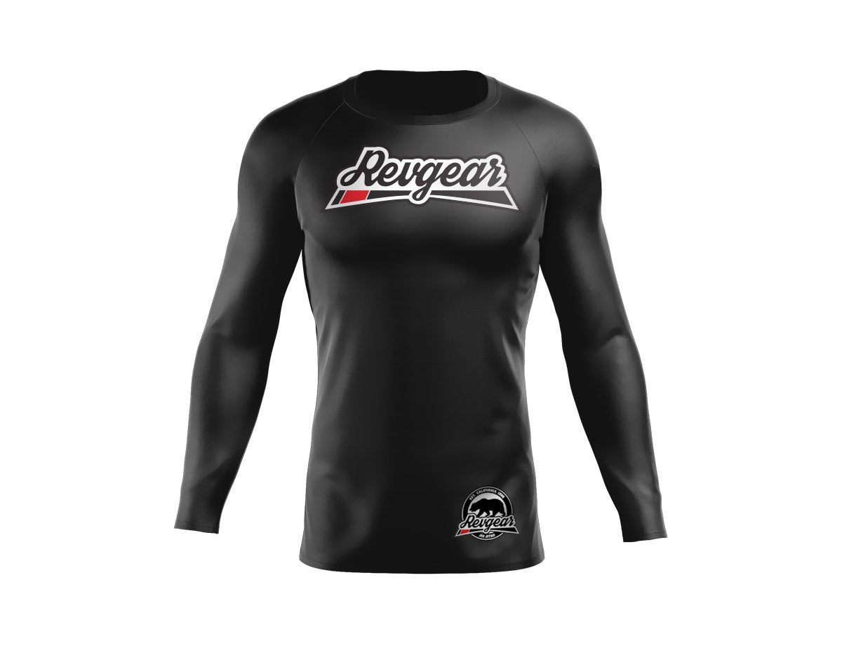 Revgear Long Sleeve Rashguard - Black - Revgear Europe