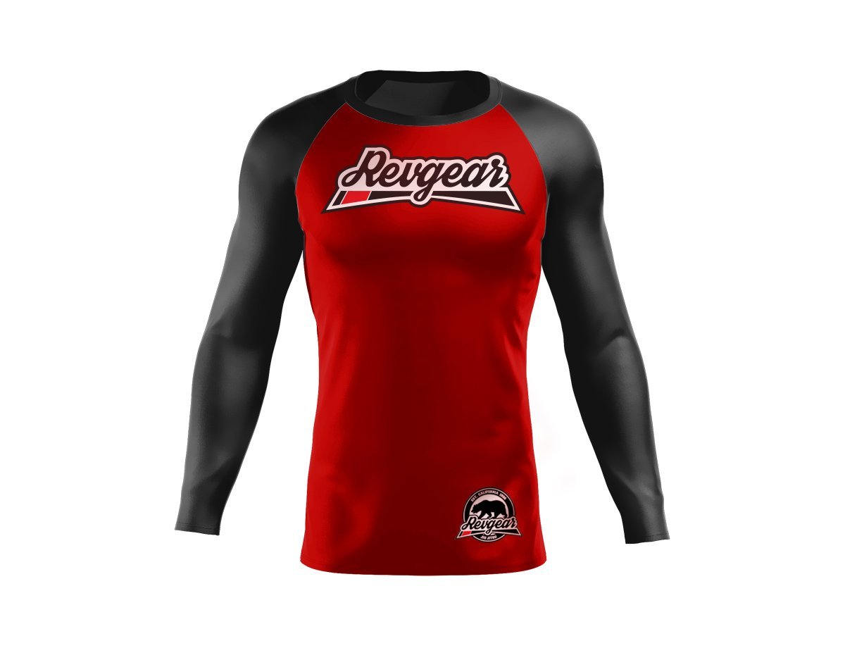 Revgear Long Sleeve Rashguard - Red - Revgear Europe