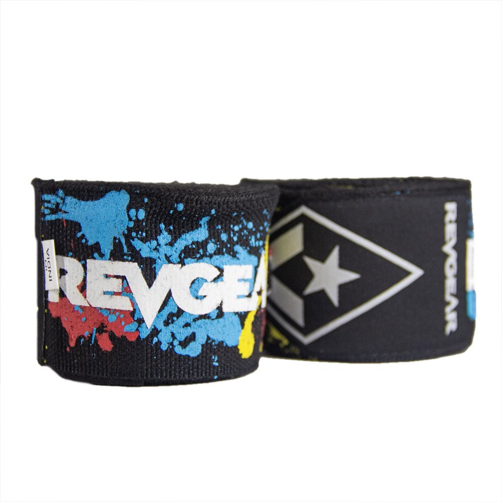 REVGEAR PRO SERIES ELASTIC HAND WRAPS | SPLATTER | 2 IN X 180 IN - Revgear Europe